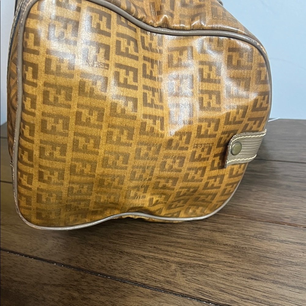 Fendi Tan Monogram Duffel Bag - Picture 10 of 15